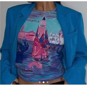 Vintage T-shirt. Miaou